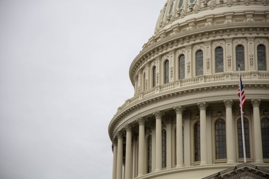 Picture of a portion of the U.S Capitol Building